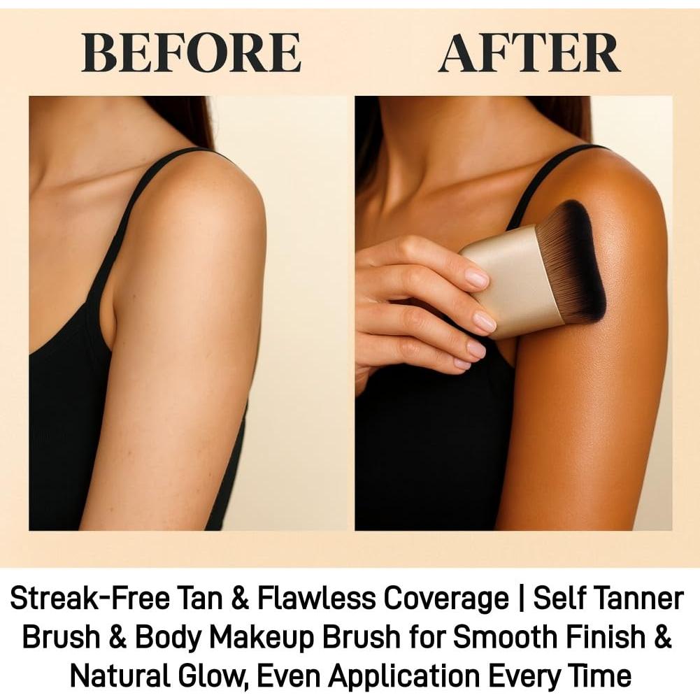 Brocha Kabuki Profesional para Autobronceador Shiichen 7cm