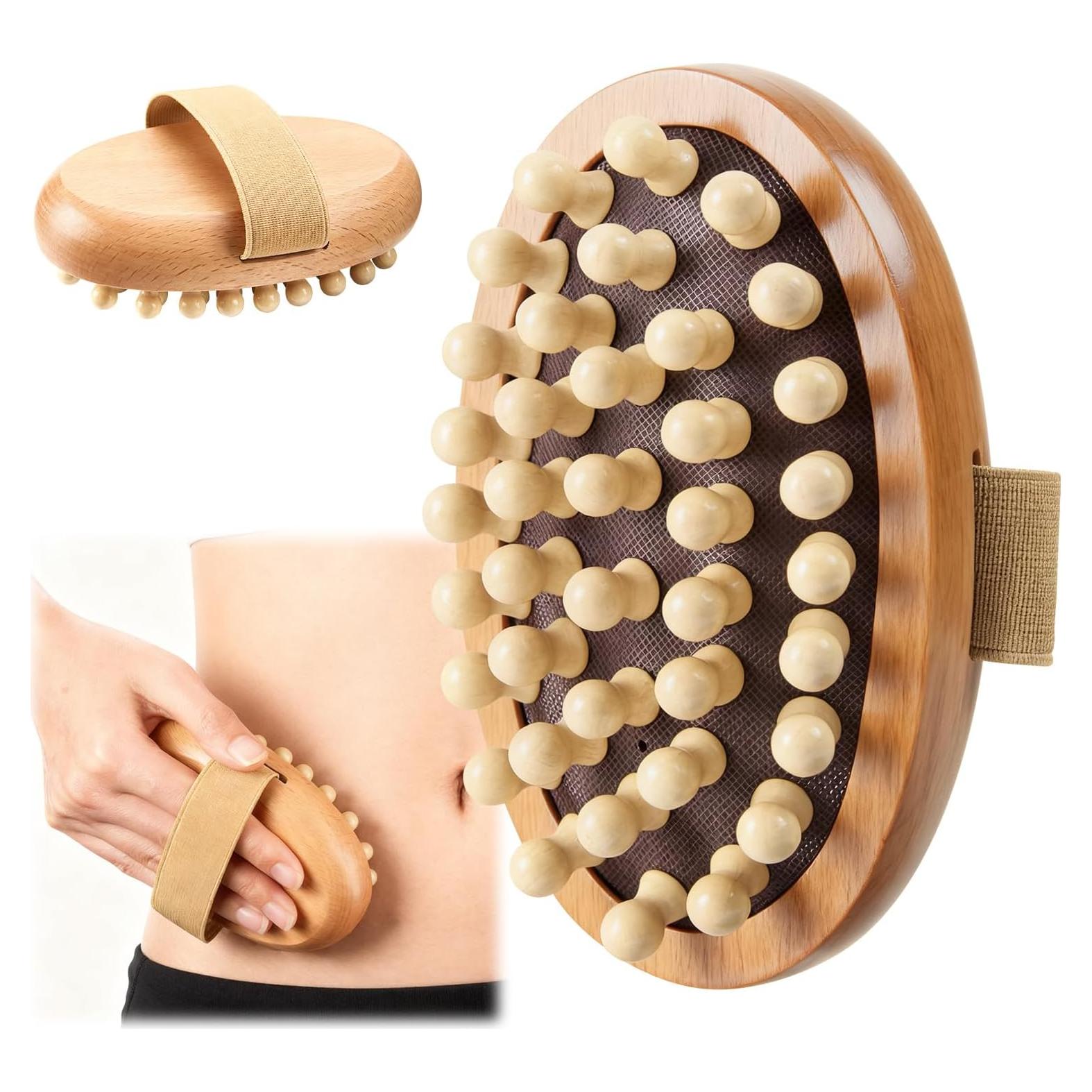 Set de 2 Cepillos de Masaje Meridian Zrpot con Aceites Esenciales