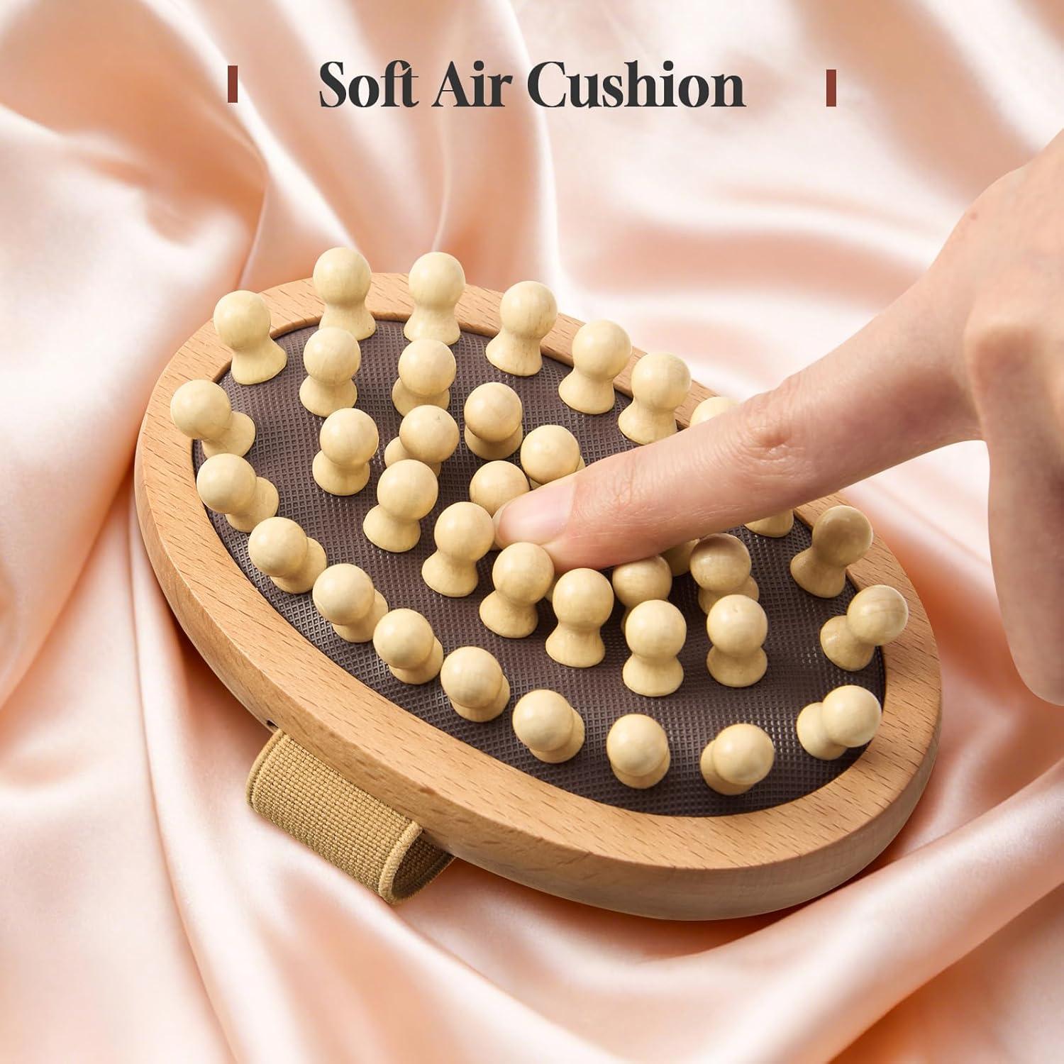 Set de 2 Cepillos de Masaje Meridian Zrpot con Aceites Esenciales