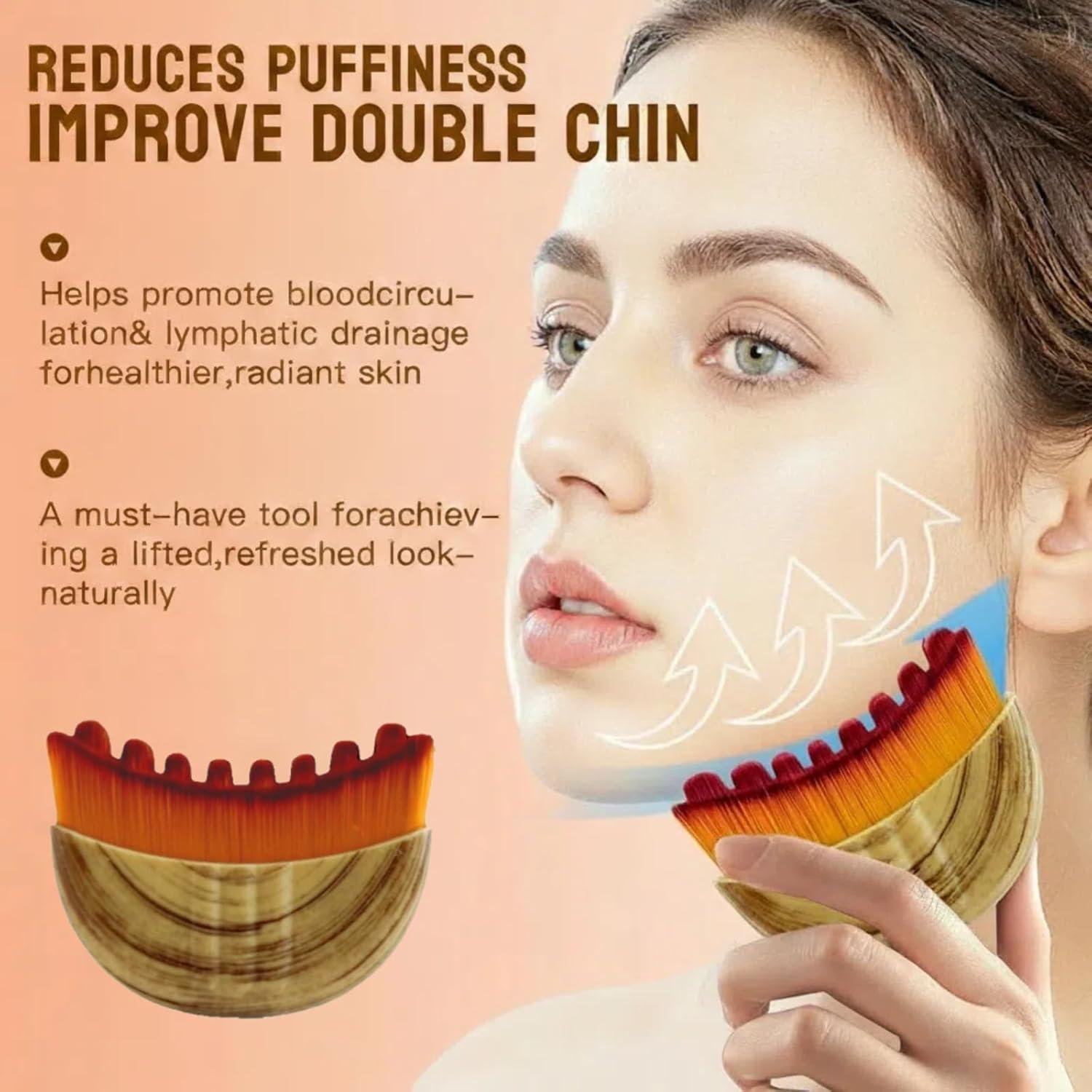 2 Cepillos de Drenaje Linfático Facial AAESG - Suave y Reutilizable