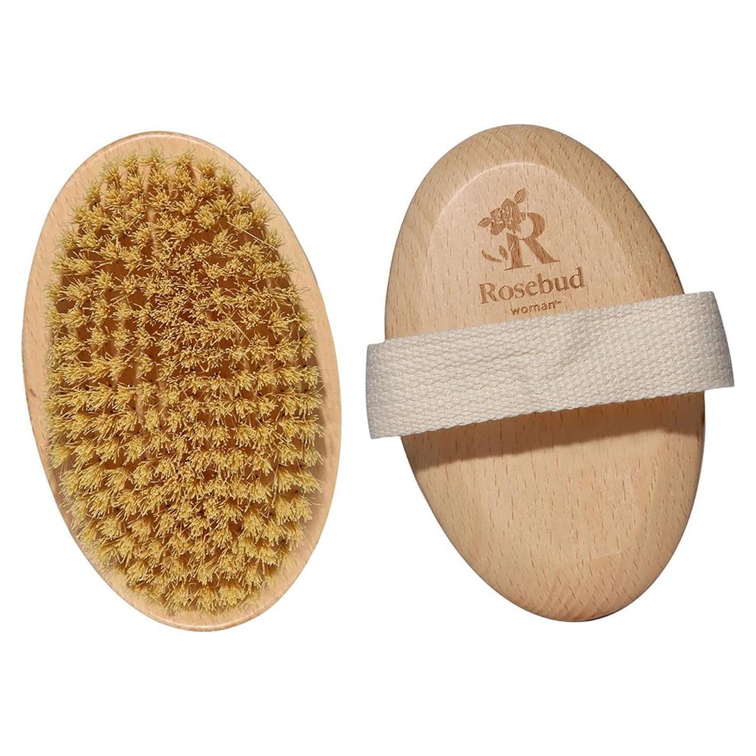 Cepillo Corporal Exfoliante Rosebud Woman - Drenaje Linfático
