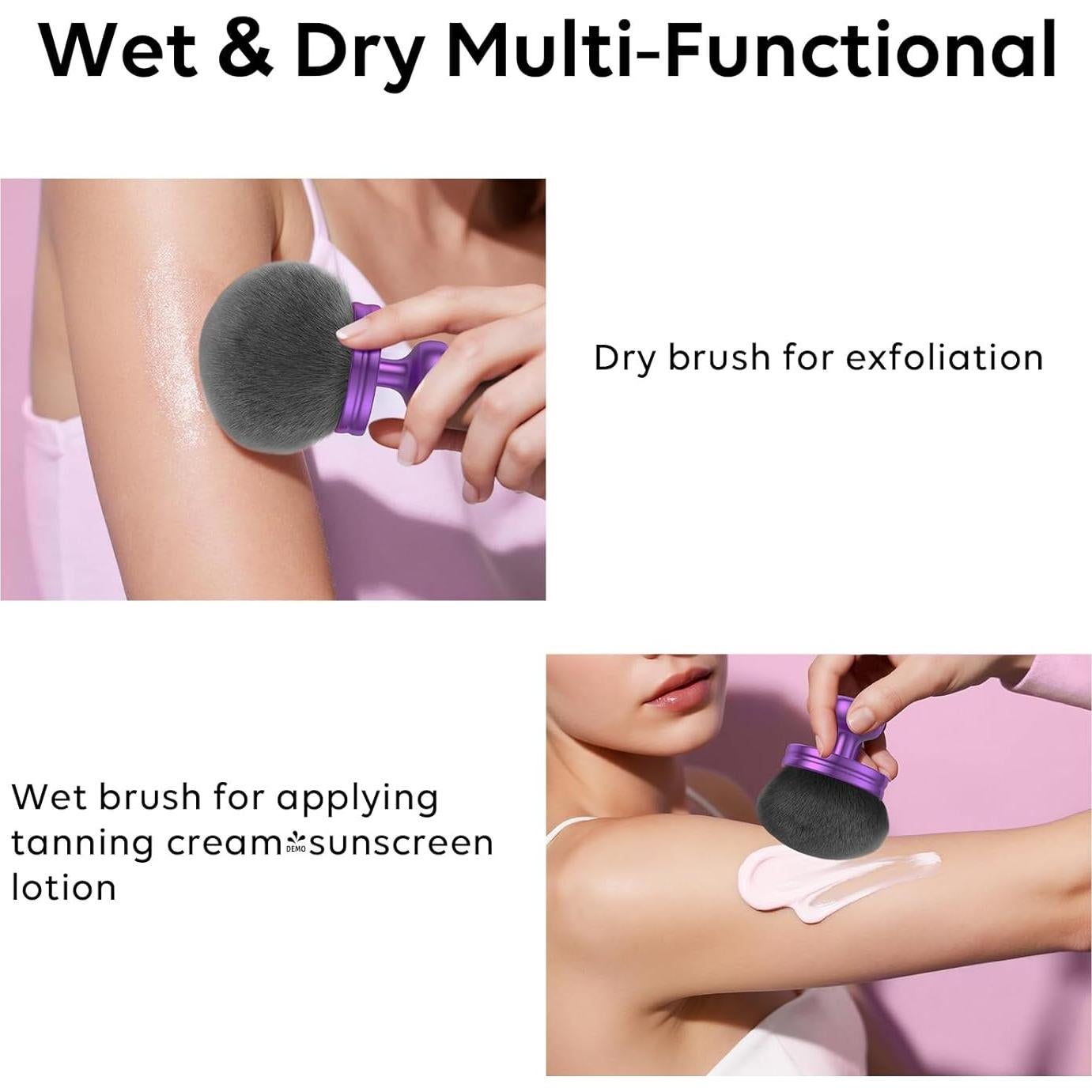 Brocha Kabuki Extra Grande Iooyt 9.14 cm para Maquillaje