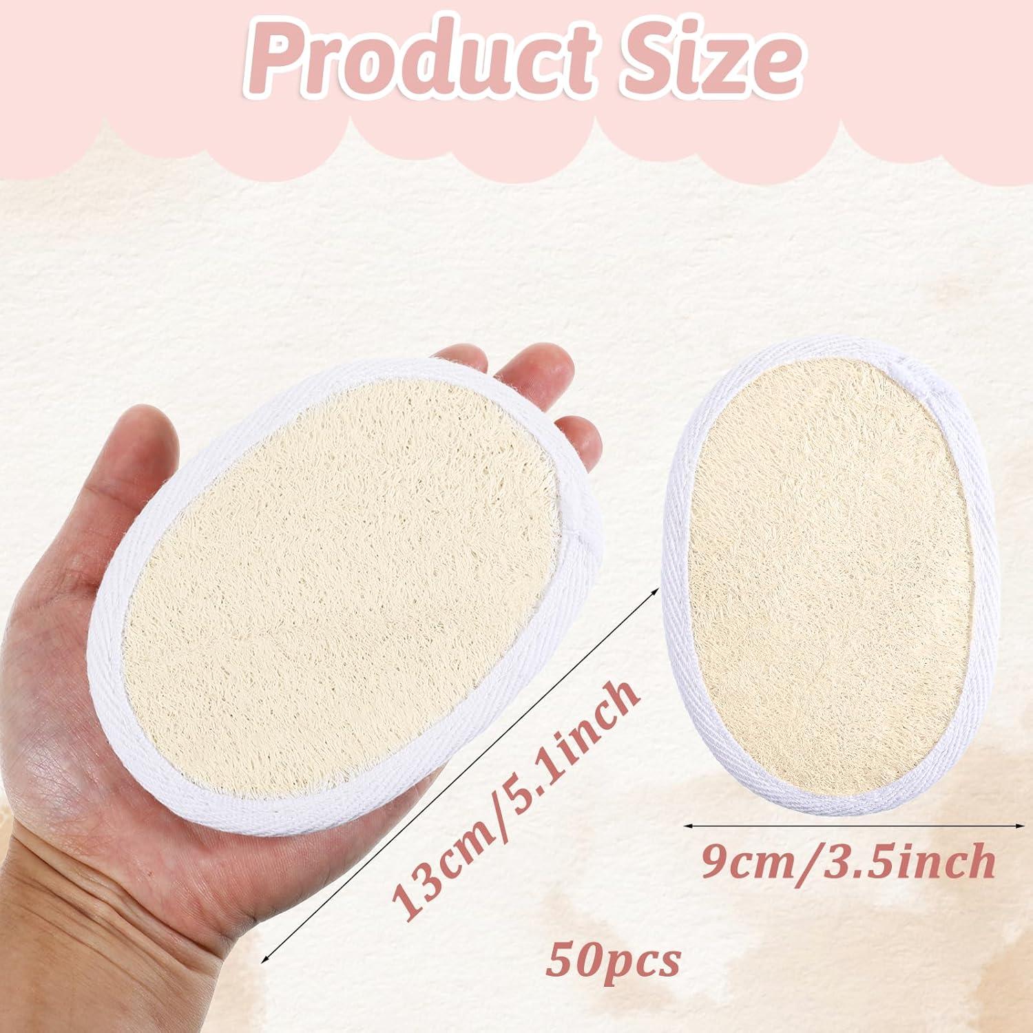 Esponjas Exfoliantes Loofah SHENLIU 50 Piezas 13x9 cm