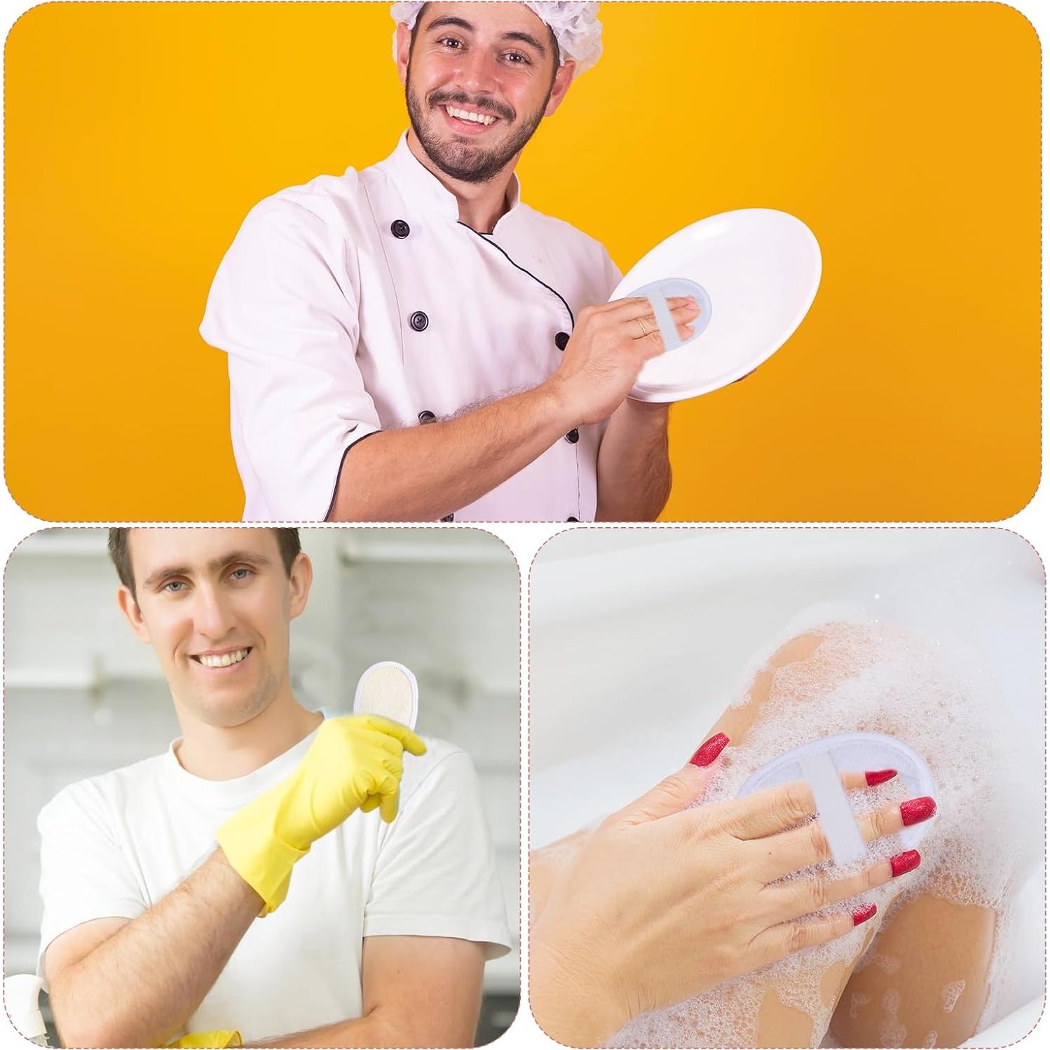 Esponjas Exfoliantes Loofah SHENLIU 50 Piezas 13x9 cm