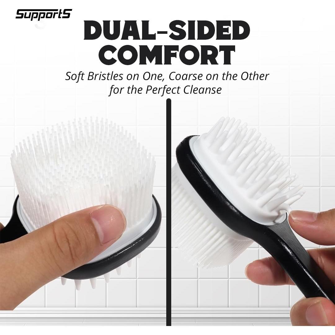 Exfoliador de Cuerpo de Silicona SupportS Doble Cara 30.48 cm