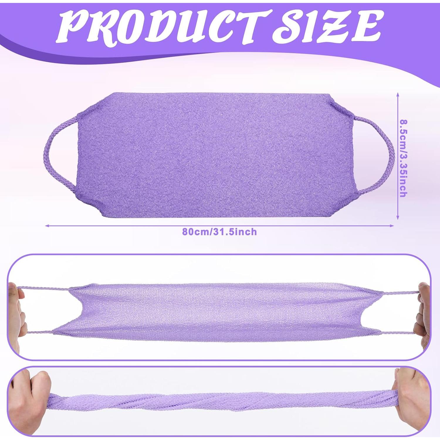 Paquete de 3 Toallas Exfoliantes Doble Cara Qulkws 45x20cm