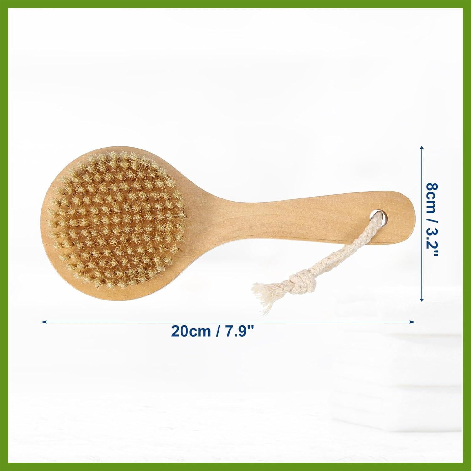 Cepillo de Baño Exfoliador GLIDESMOOTH de Madera 20 cm