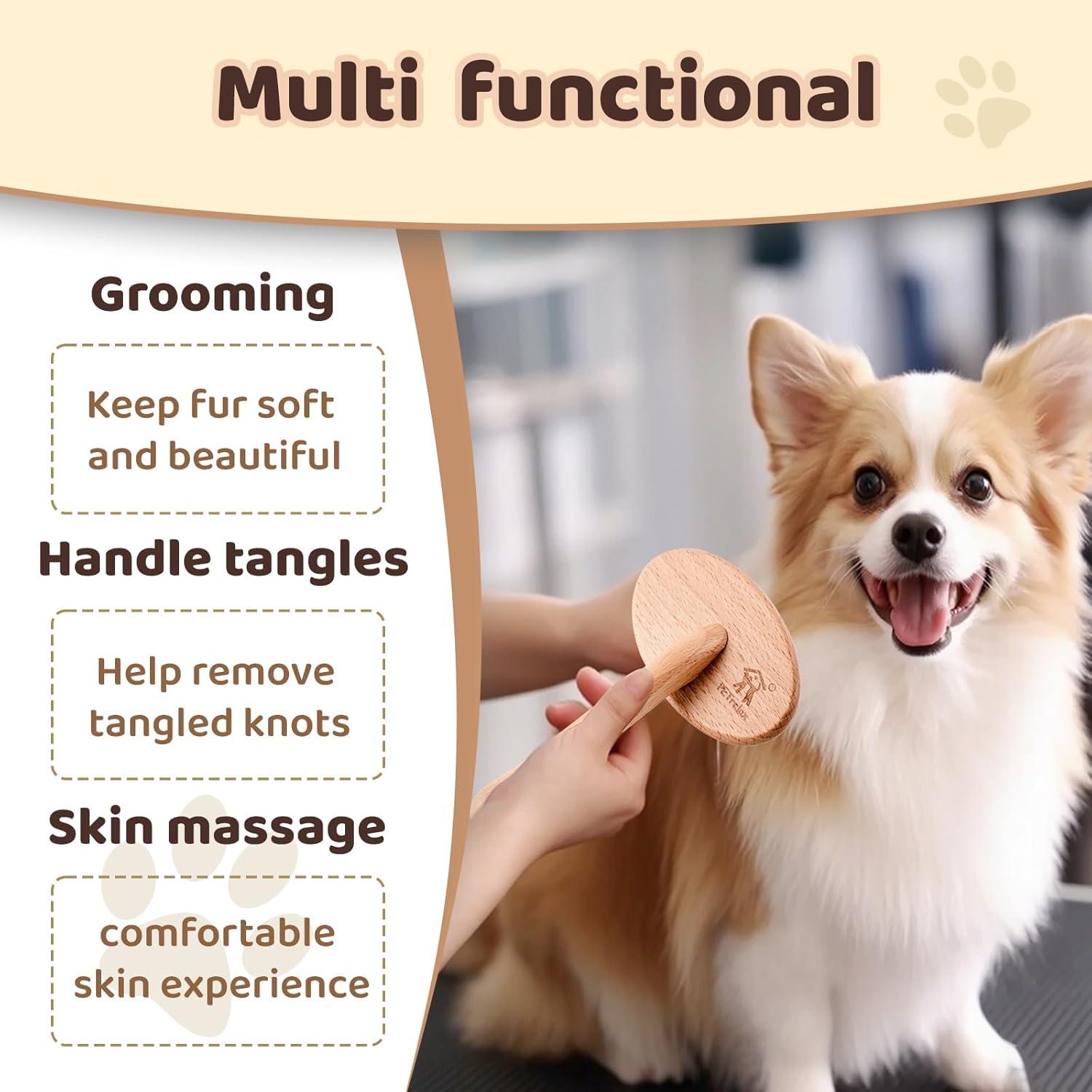 Cepillo Slicker para Perros y Gatos PetSprite - Acicalamiento y Deshedding