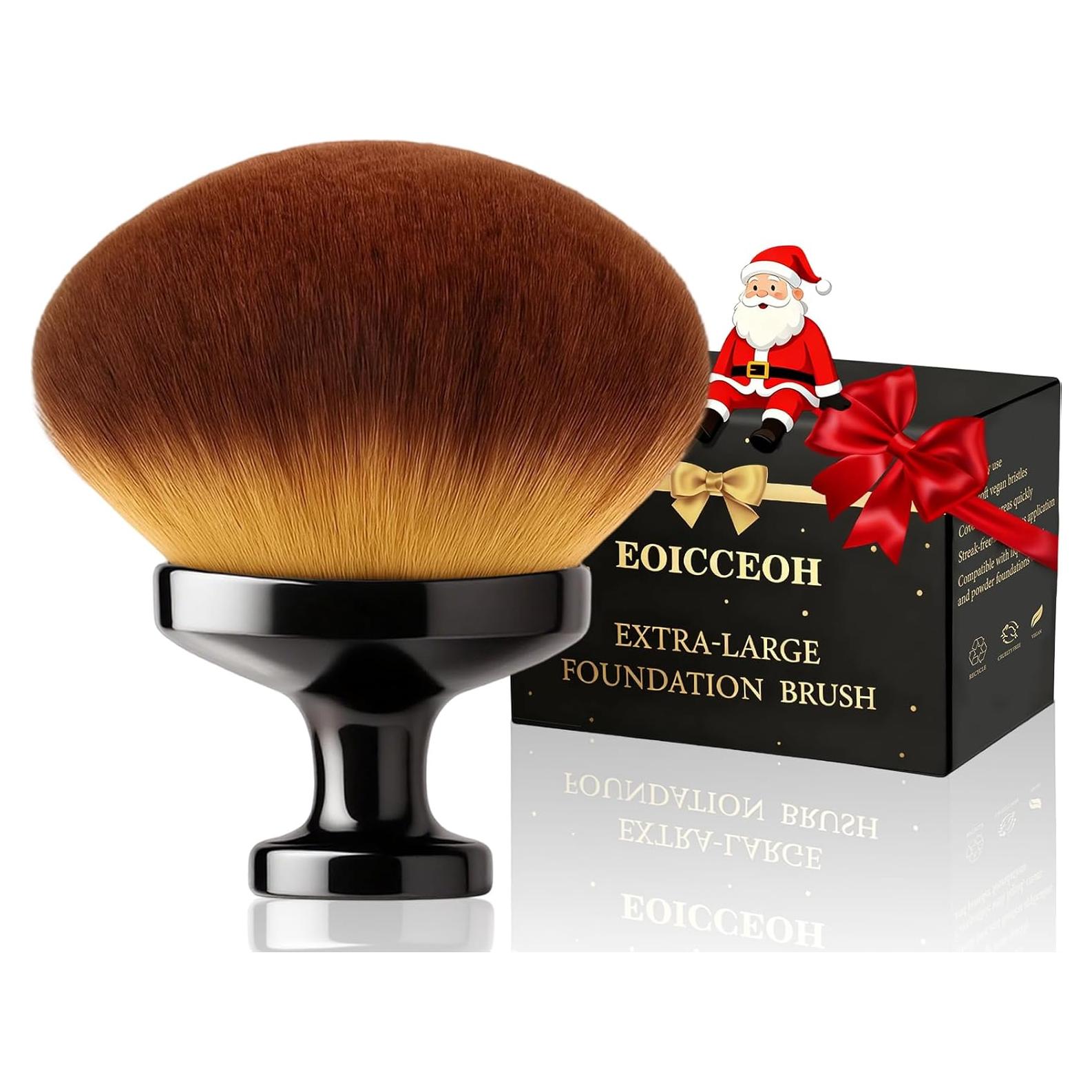 Brocha Kabuki Vegana EOICCEOH para Maquillaje Facial 9.27cm