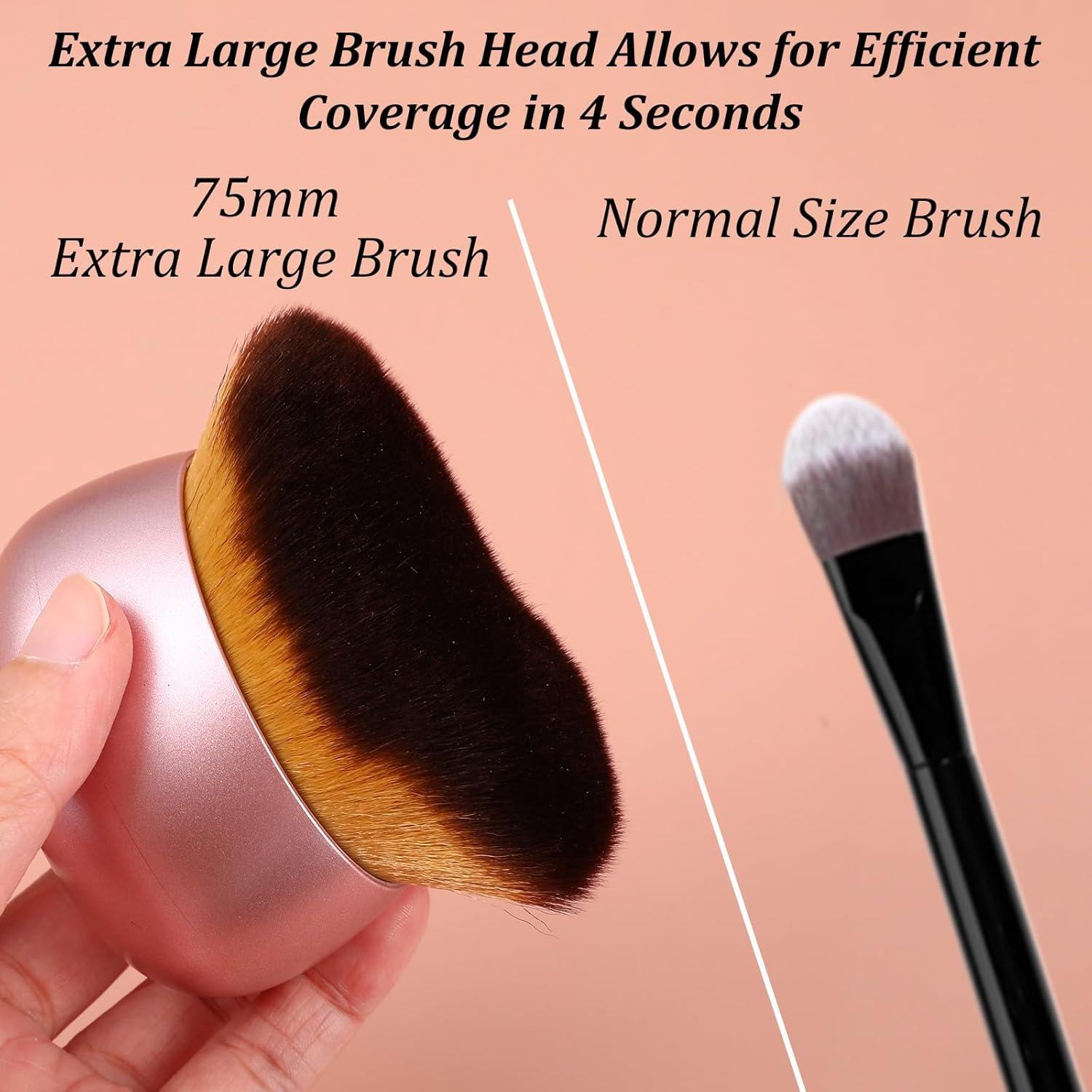 Brocha de Maquillaje Corporal Hpmjz Extra Grande 7.6 cm