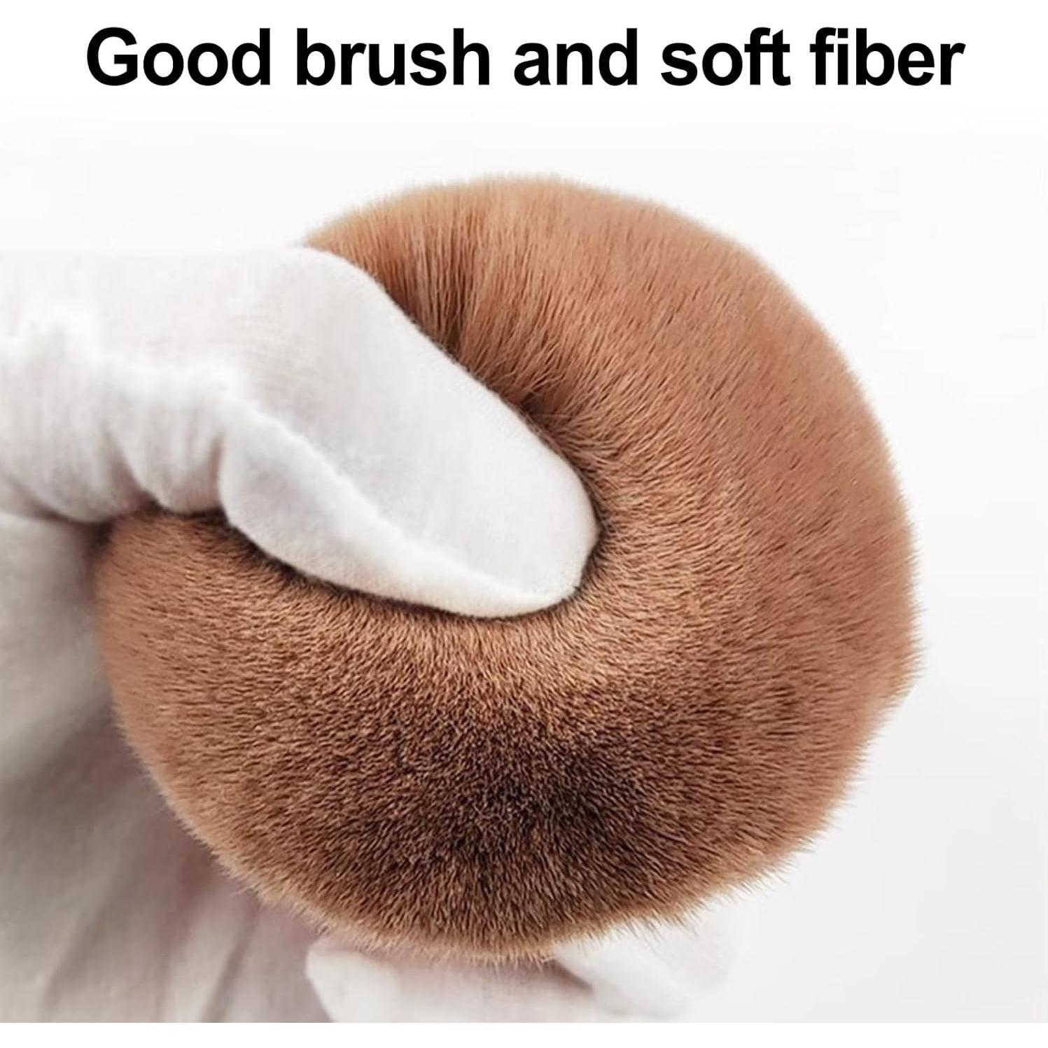 2 Piezas Brochas de Maquillaje Corporal YOUDMEARUD Oro Rosa