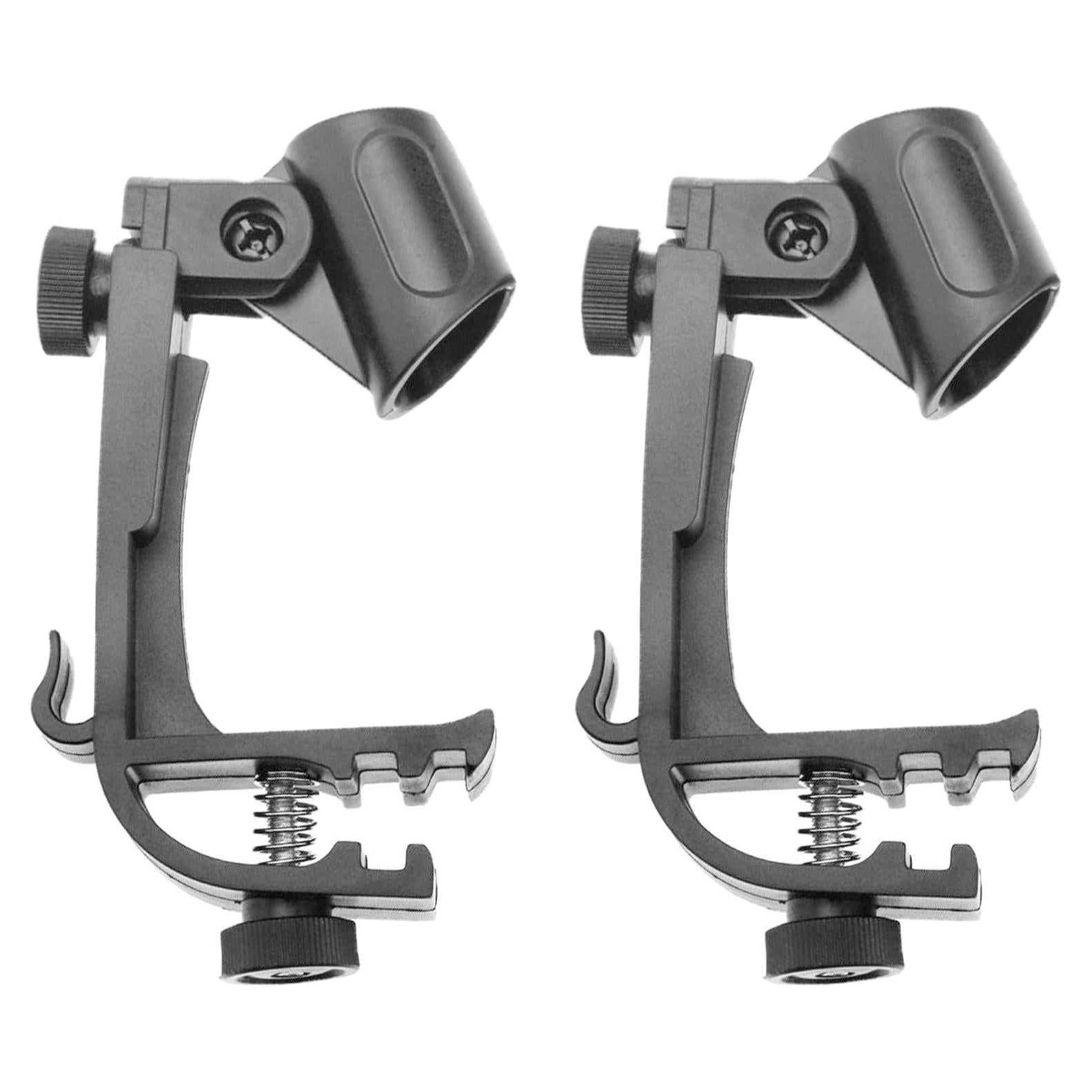 Abrazaderas de Micrófono Ajustables Nu-Drum para Batería - Paquete de 2