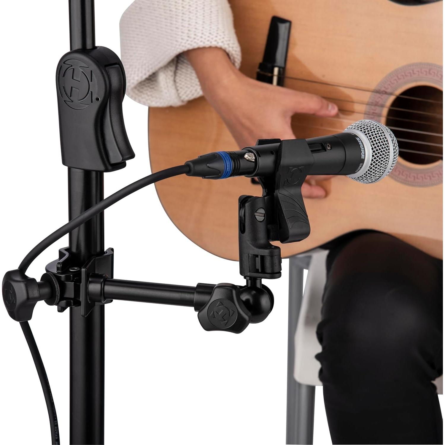 Soporte de micrófono multi-montaje Hercules Stands DG137B