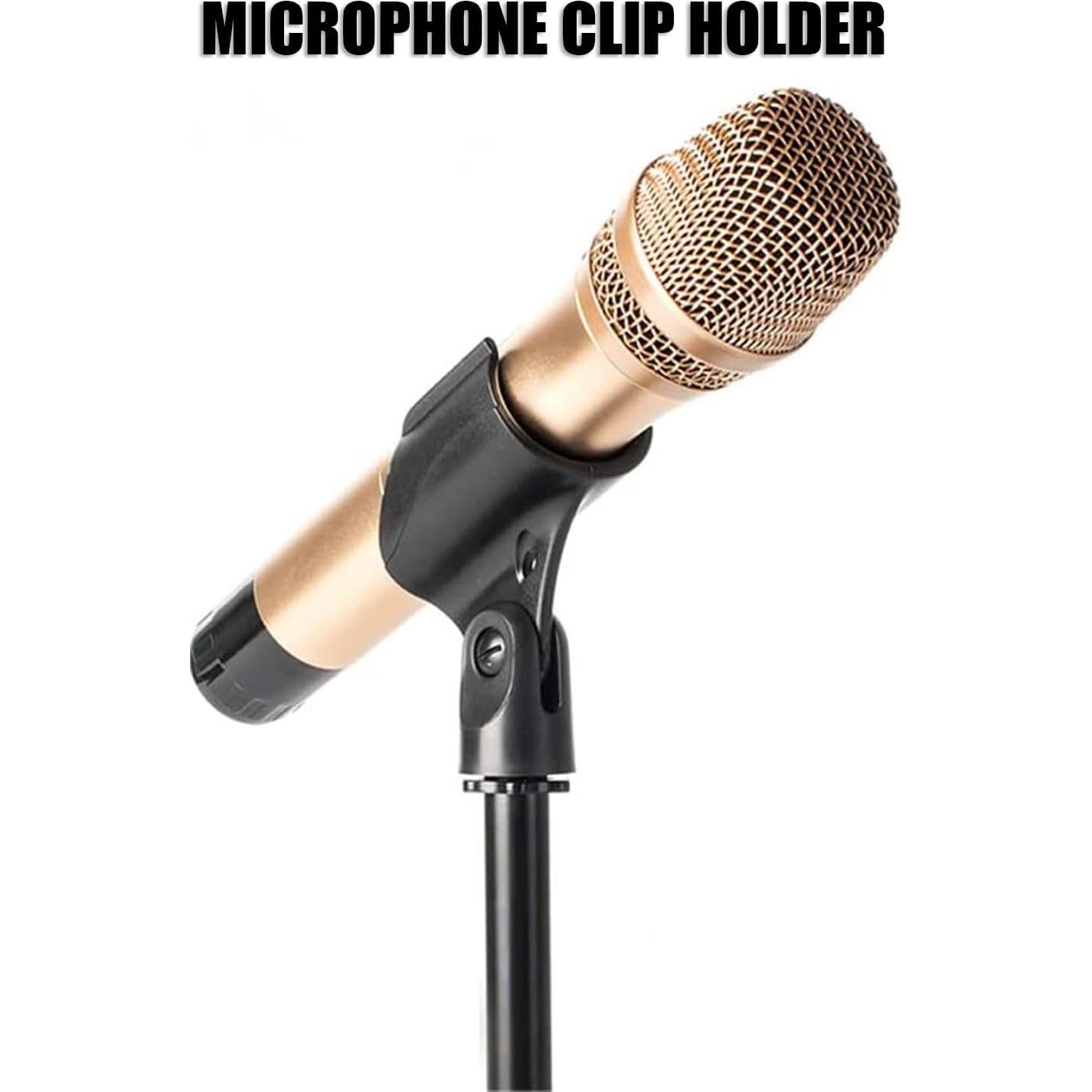 Soporte de Micrófono GLEAM Ajustable 86 a 152 cm Base Pesada