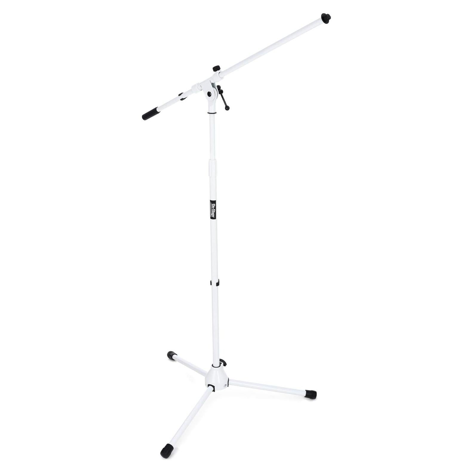 Soporte de Micrófono Telescópico OnStage MS7801W Blanco