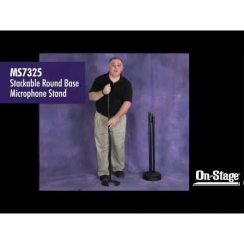 Soporte de Micrófono Apilable OnStage MS7325 Ajustable 86-155cm