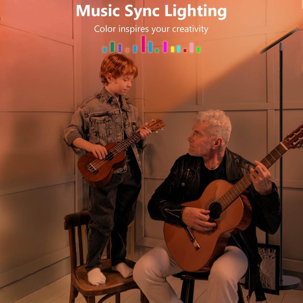 Lámpara de Pie YHW LED RGB 2000LM Dimmable Ajustable