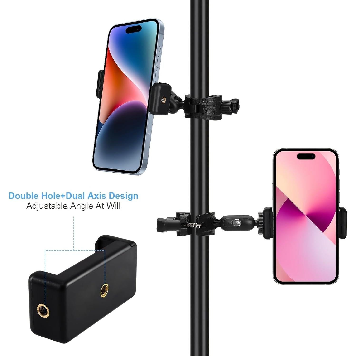 Soporte de Micrófono Ajustable para Teléfono Móvil S-1