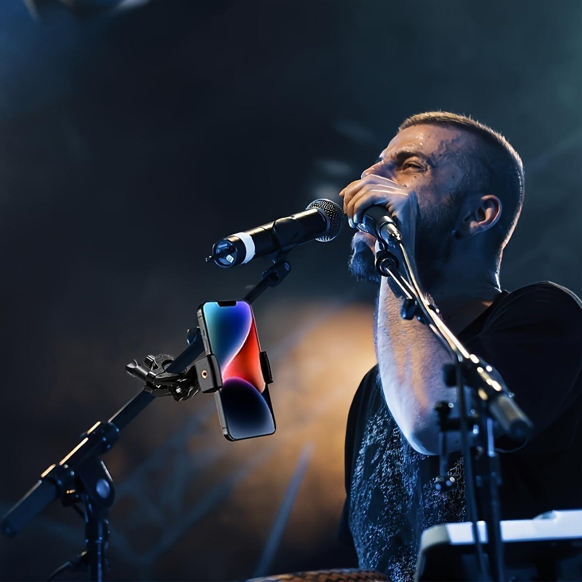 Soporte de Micrófono Ajustable para Teléfono Móvil S-1