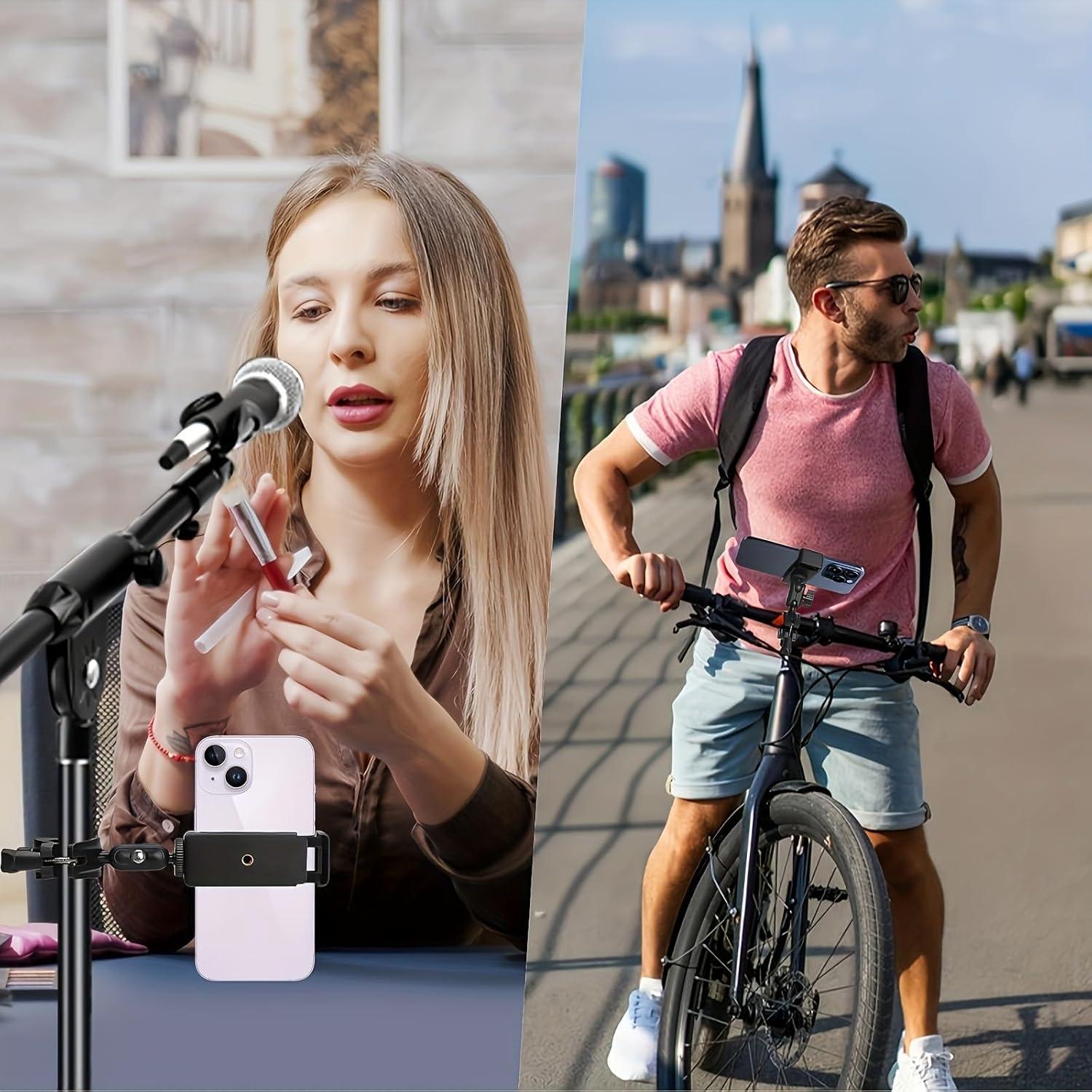 Soporte de Micrófono Ajustable para Teléfono Móvil S-1