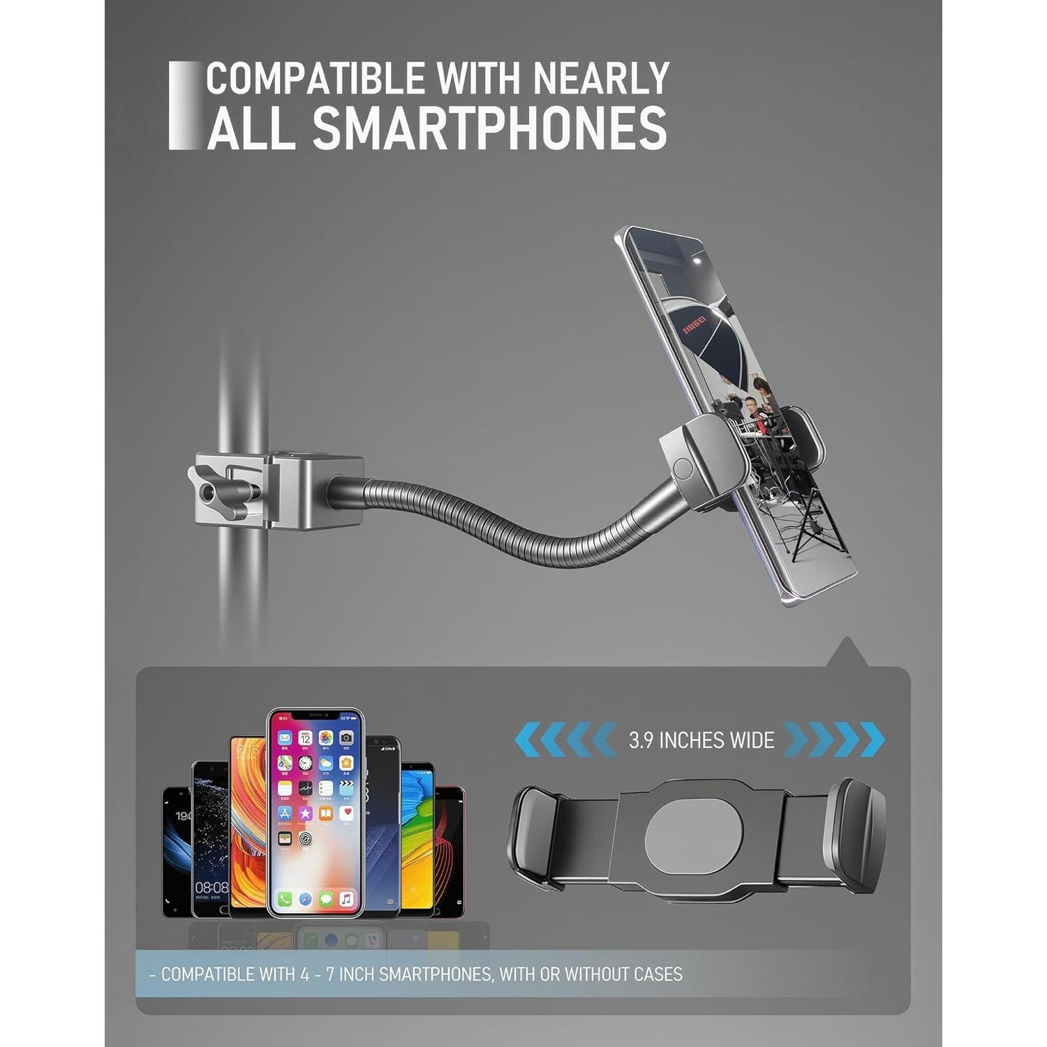 Soporte para Teléfono KBC1417 con Brazo Gooseneck Ajustable 22.86 cm