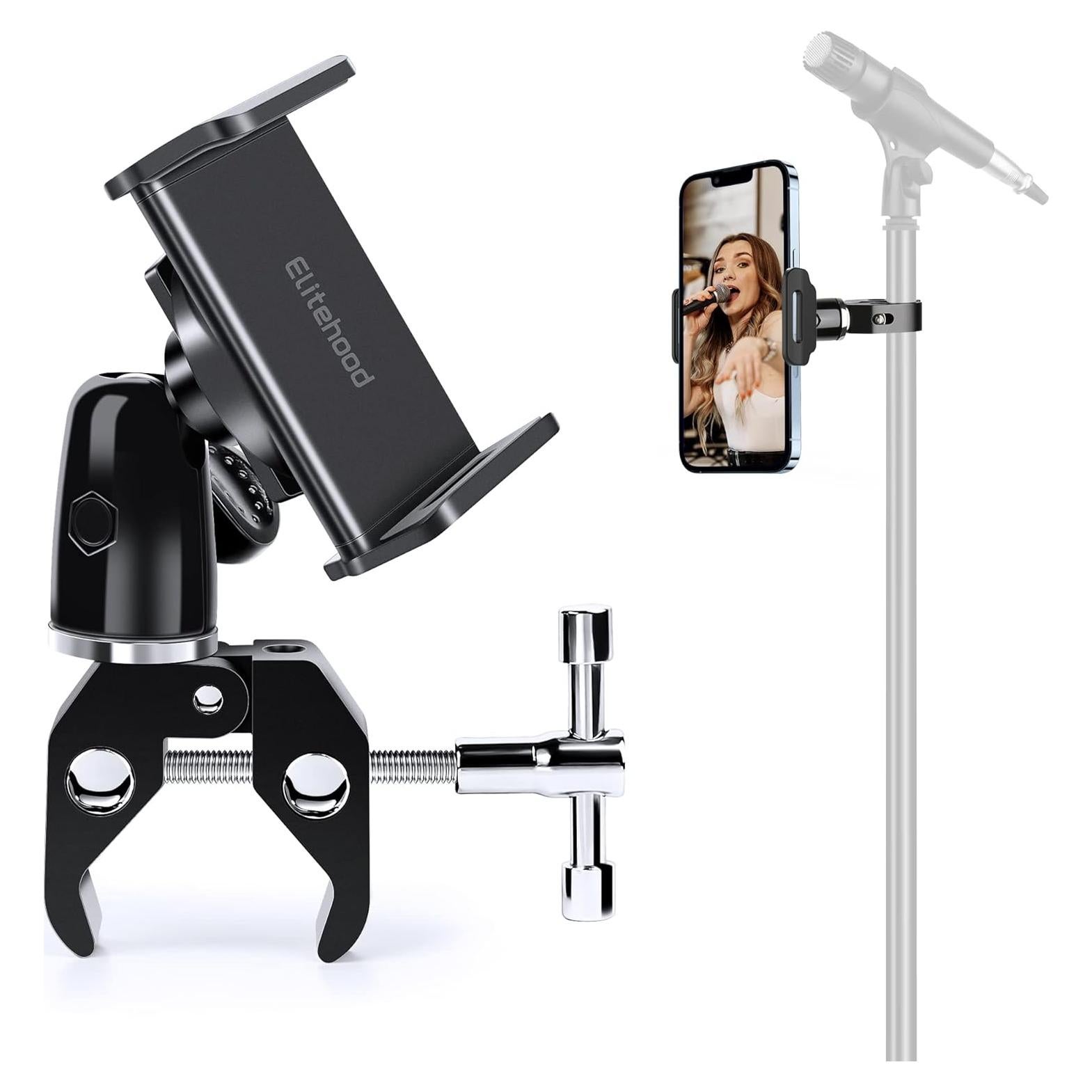 Soporte para Teléfono Elitehood EM2 Ajustable 360° para Micrófono