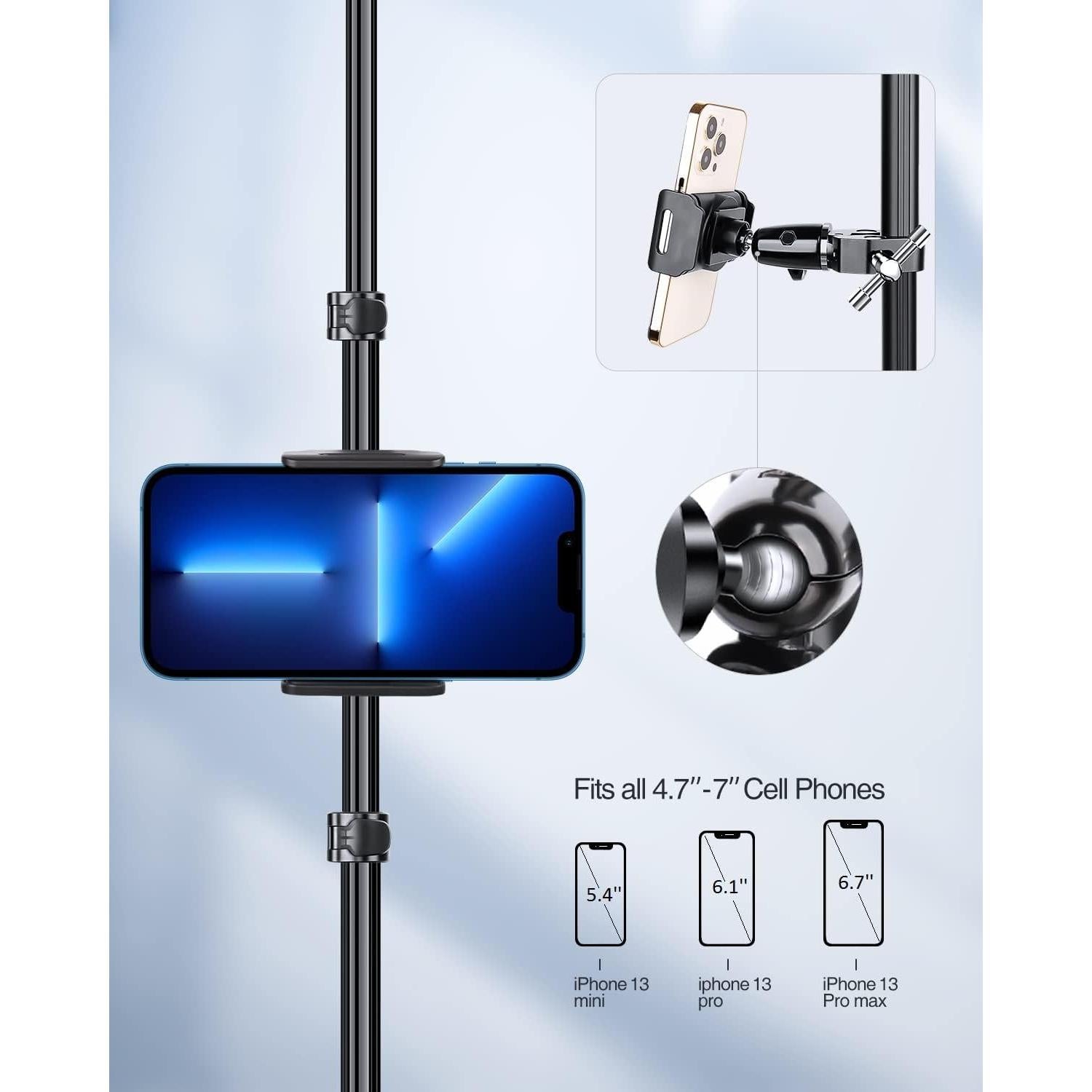 Soporte para Teléfono Elitehood EM2 Ajustable 360° para Micrófono