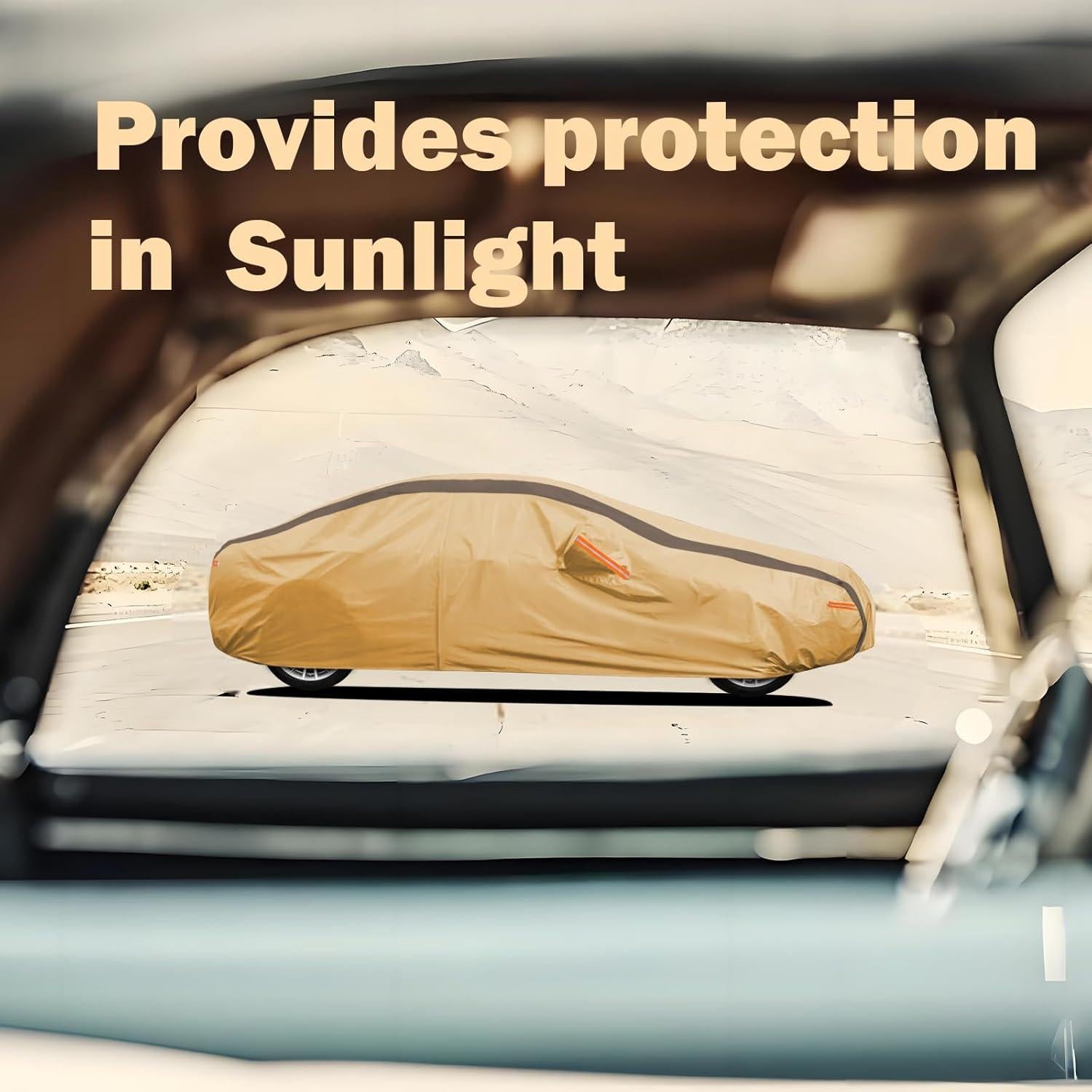 Funda de Coche Impermeable FSGRICH TK002 para Jeep Wrangler 2 Dr