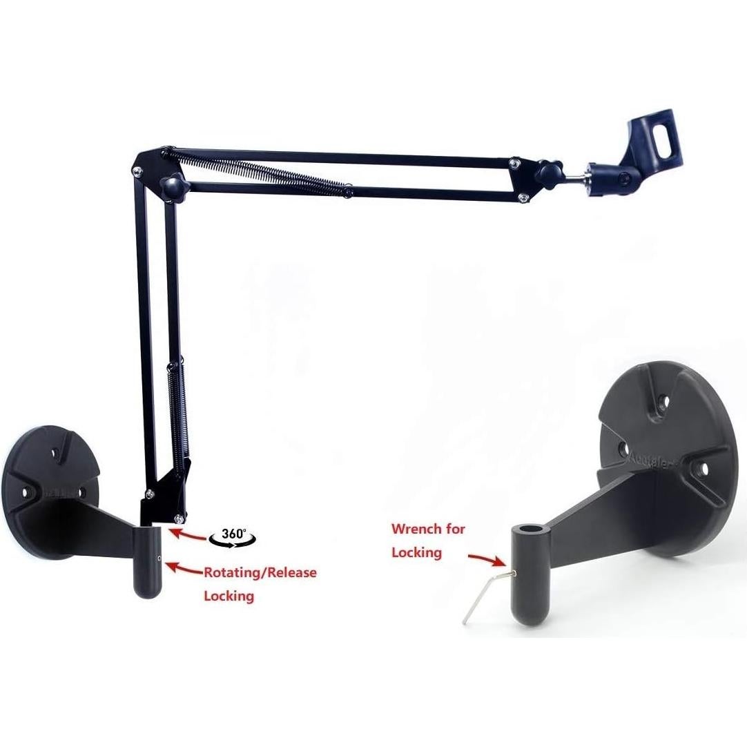 Soporte de Pared para Micrófono Blue Yeti Snowball 0.6 kg