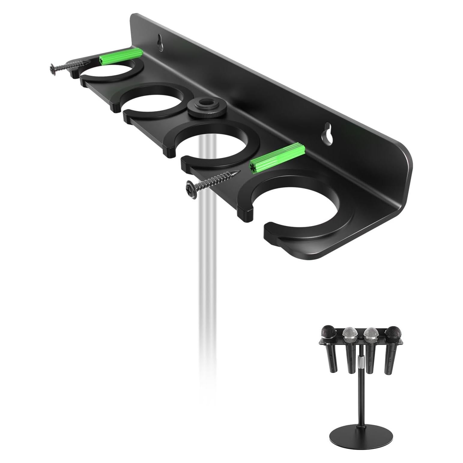 Soporte Multi Micrófono Etour ET-MMH04 para 4 Micrófonos