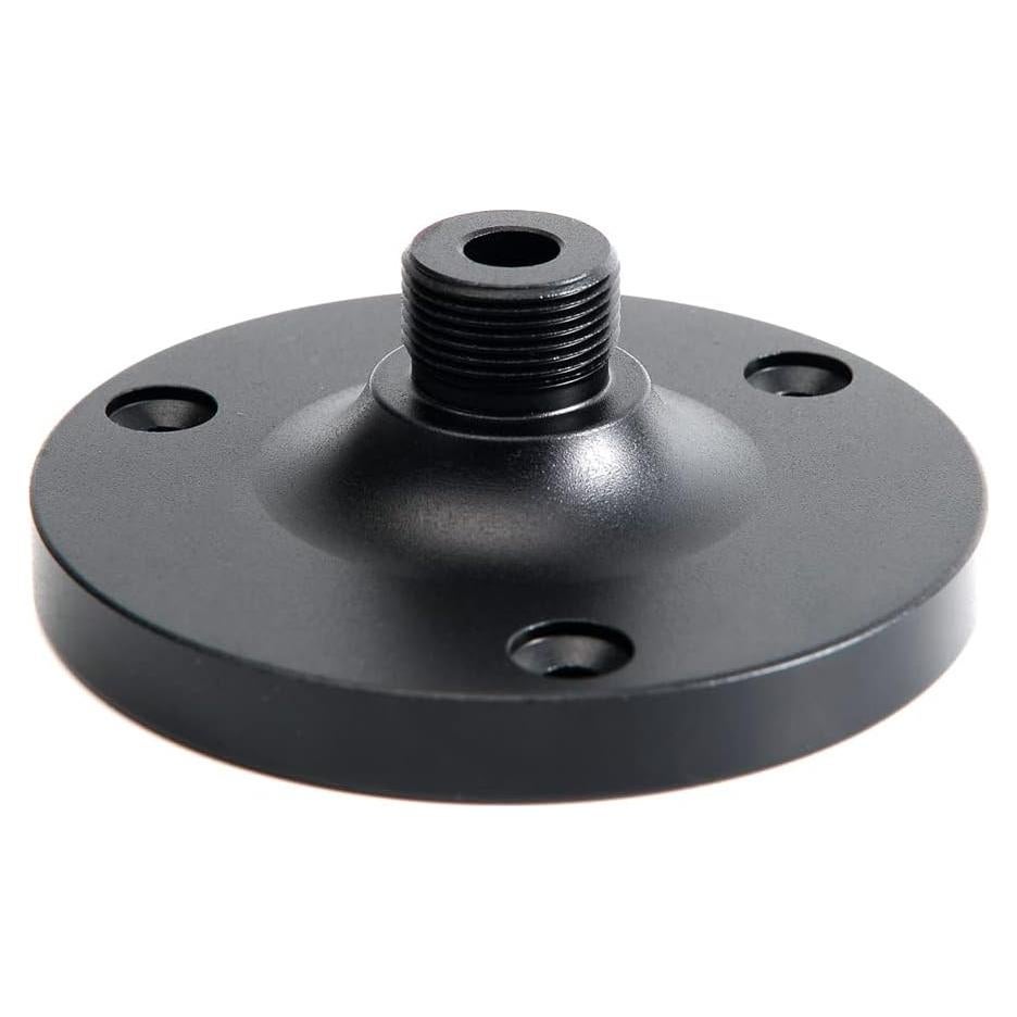 Soporte de micrófono de cuello de ganso 2PKS negro 15.88 mm