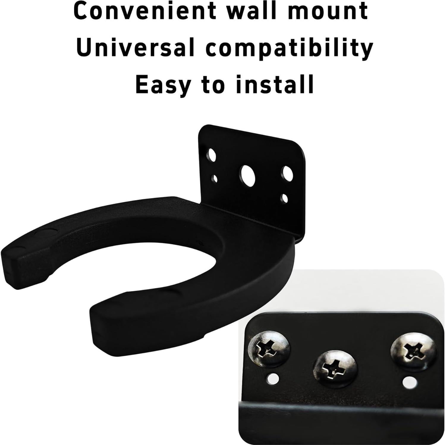 Soporte de Clip para Micrófono 2PCS Metal Negro 43mm ID