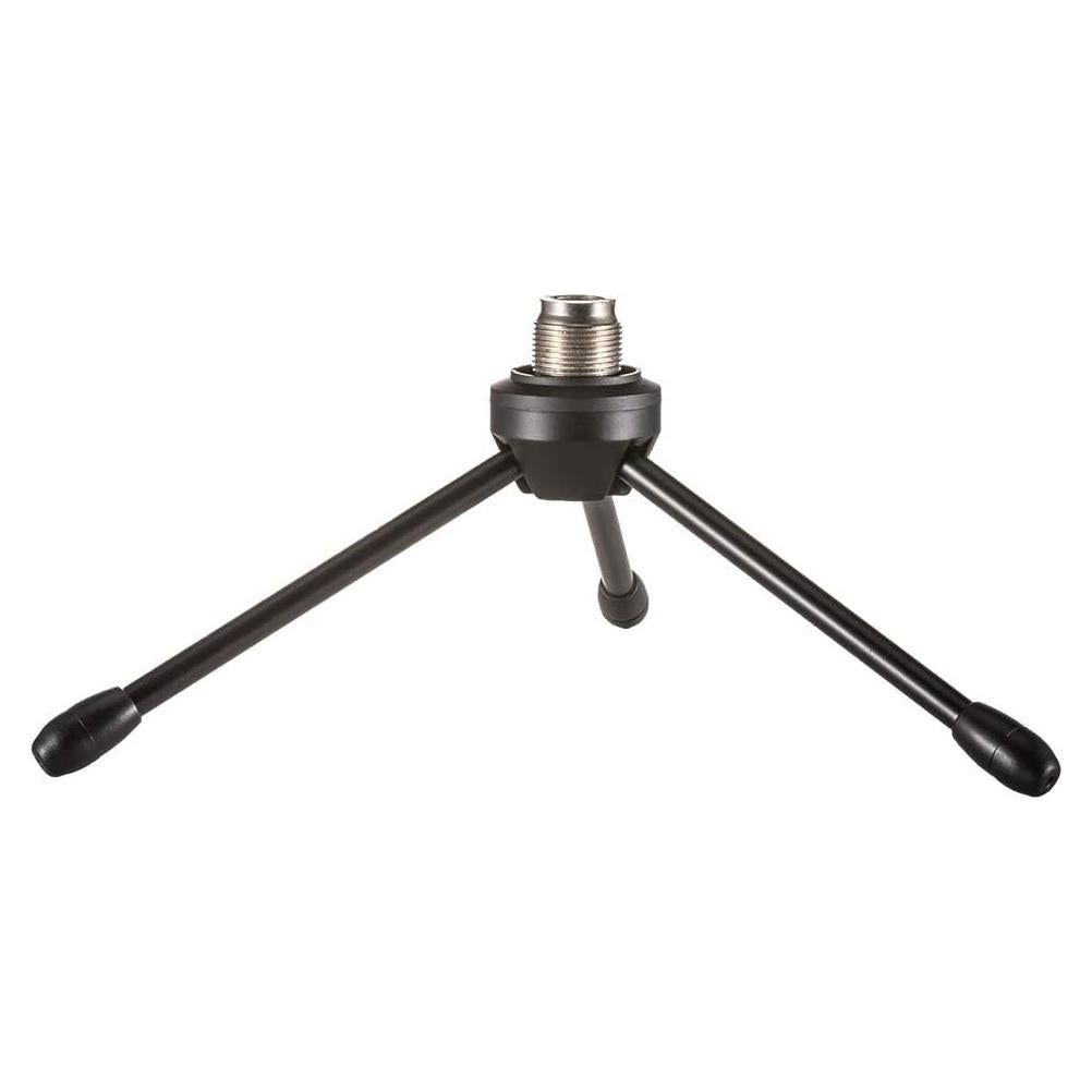 Soporte de micrófono de trípode plegable con pies antideslizantes