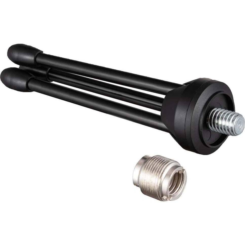 Soporte de micrófono de trípode plegable con pies antideslizantes