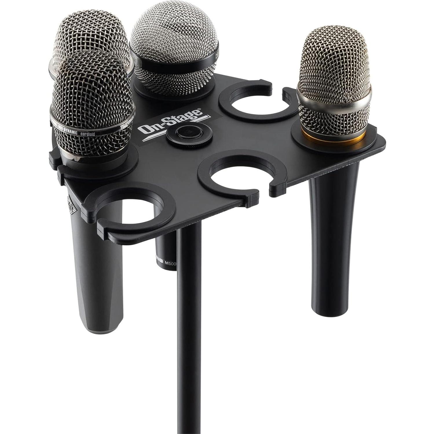 Soporte Multi-Mic MSA2700 On-Stage para 7 Micrófonos Mano