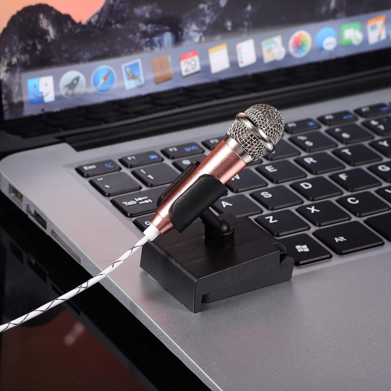 Mini Micrófono Karaoke Milisten - 4 Piezas, Portátil 5.8cm