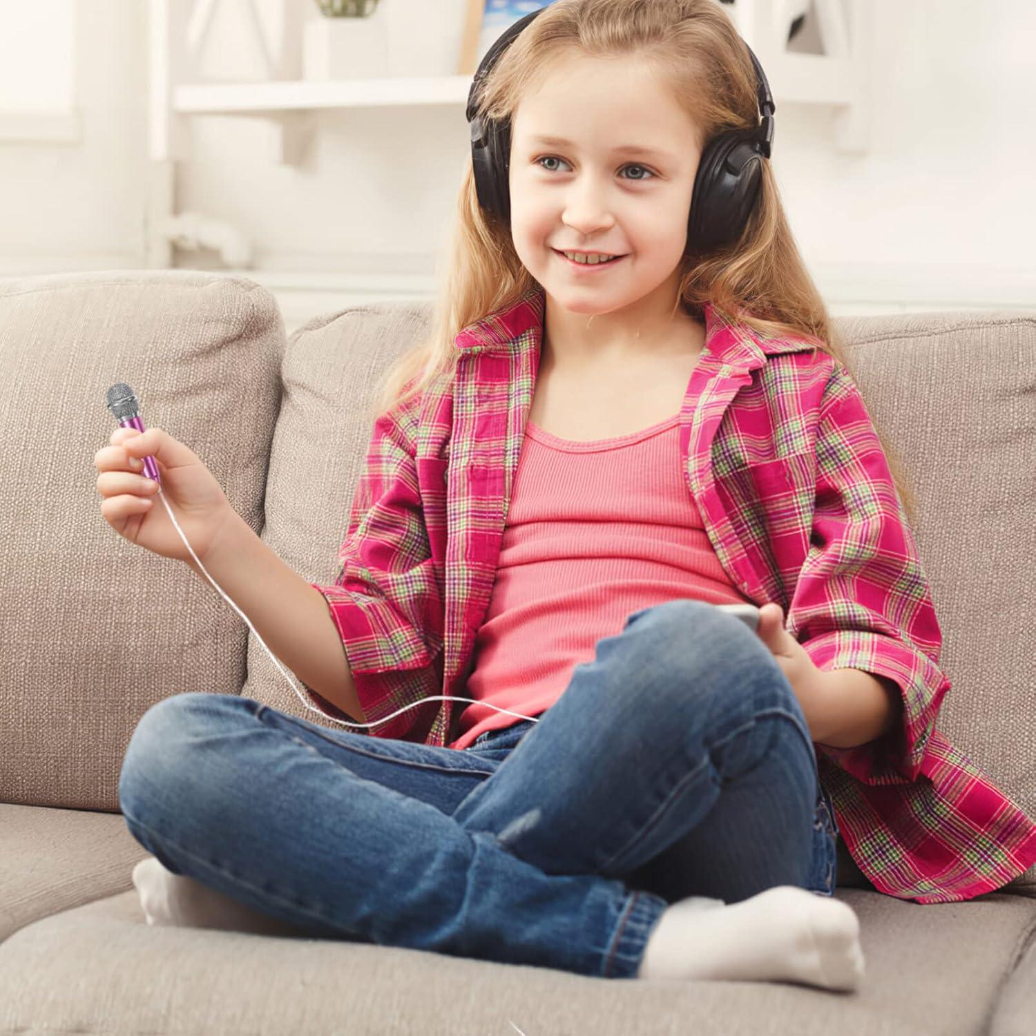 Mini Micrófono Karaoke Milisten - 4 Piezas, Portátil 5.8cm