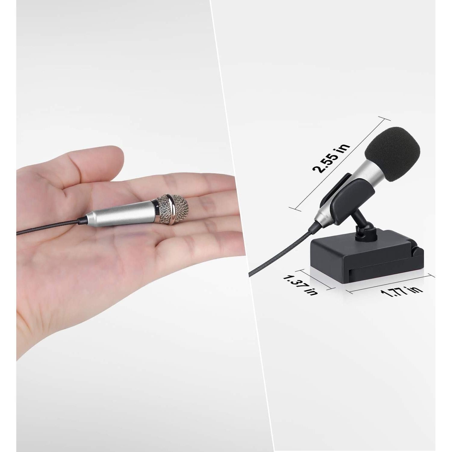 Micrófono Mini Uniwit Portátil para Grabación de Voz y Video