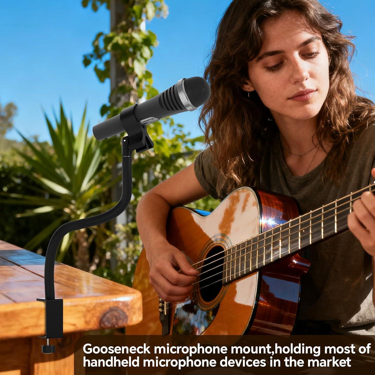 Soporte de Micrófono Universal MK0131 con Brazo Flexible 50 cm