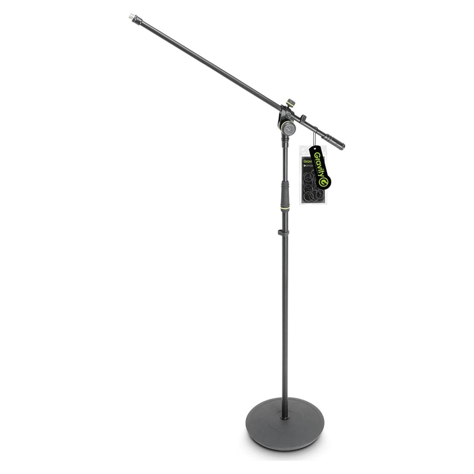 Soporte de Micrófono Gravity Stands MS 2321 B con Base Redonda
