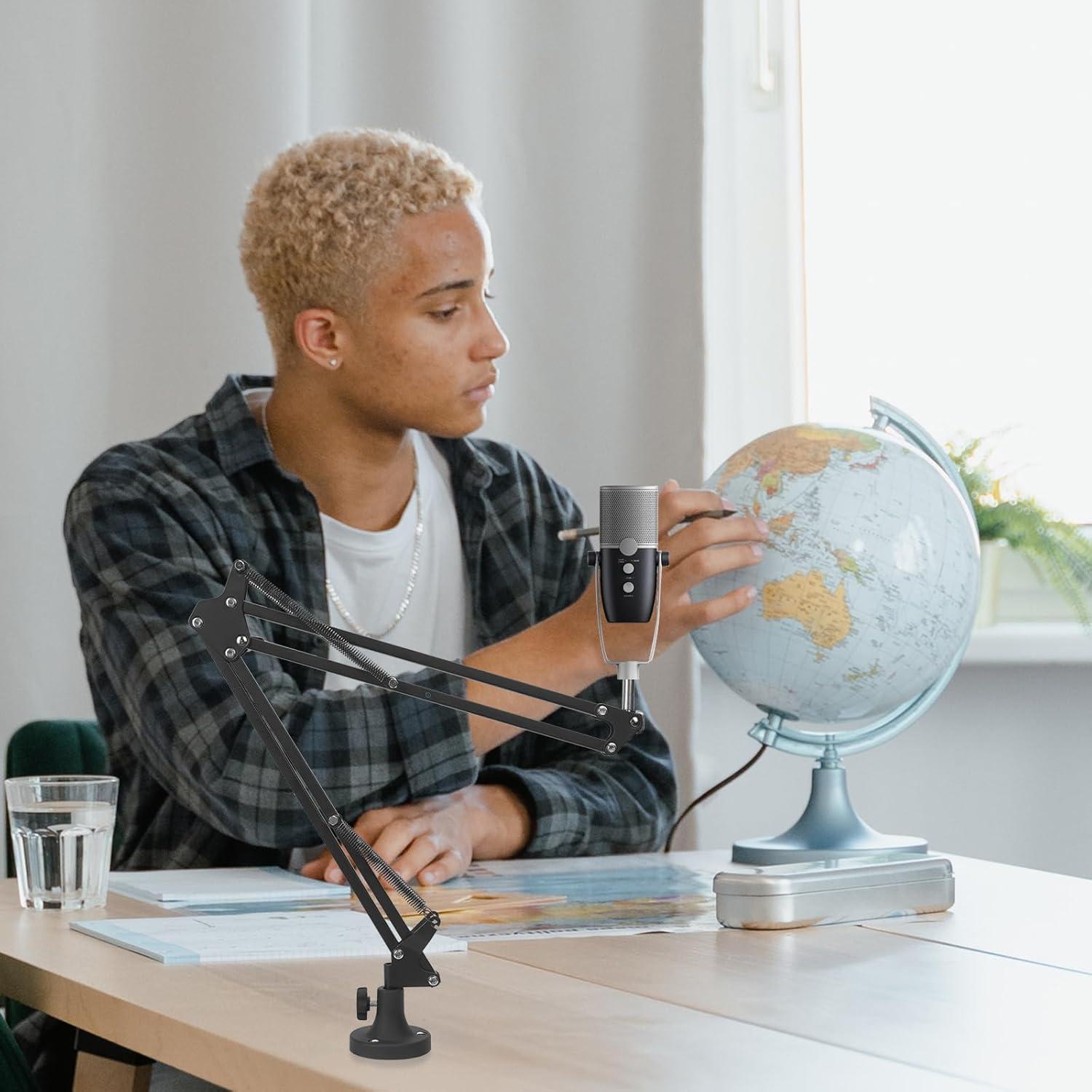 Soporte de Montaje en Mesa para Micrófono Geekria ZJL4-02