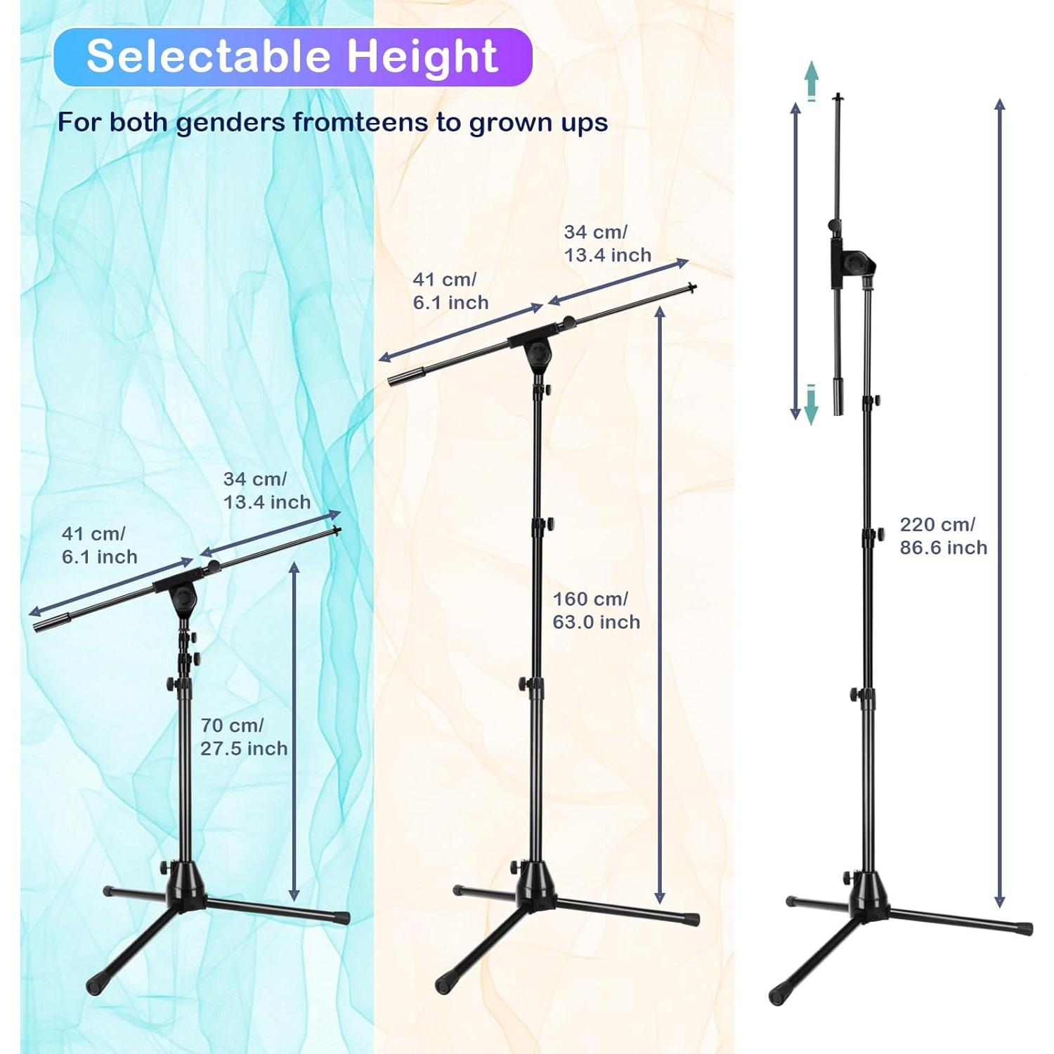 Soporte de Micrófono Plegable Halostand HLS02 - Alta Resistencia