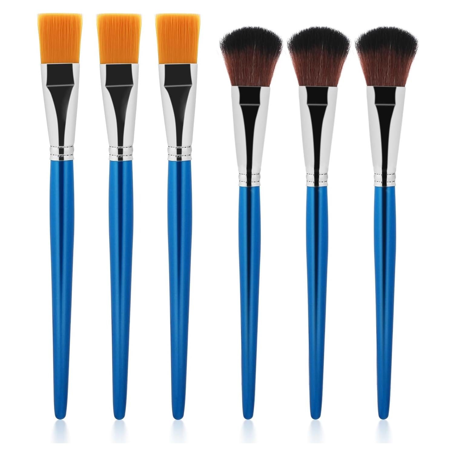 Conjunto de 6 Brochas de Mopa Mozeat Lens para Pintura Acrílica