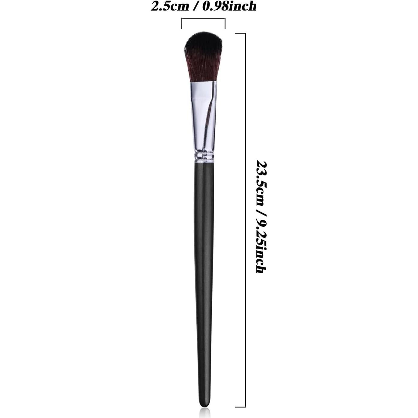 10 Brochas de Mopa para Pintura Acrílica Prasacco 2.5cm