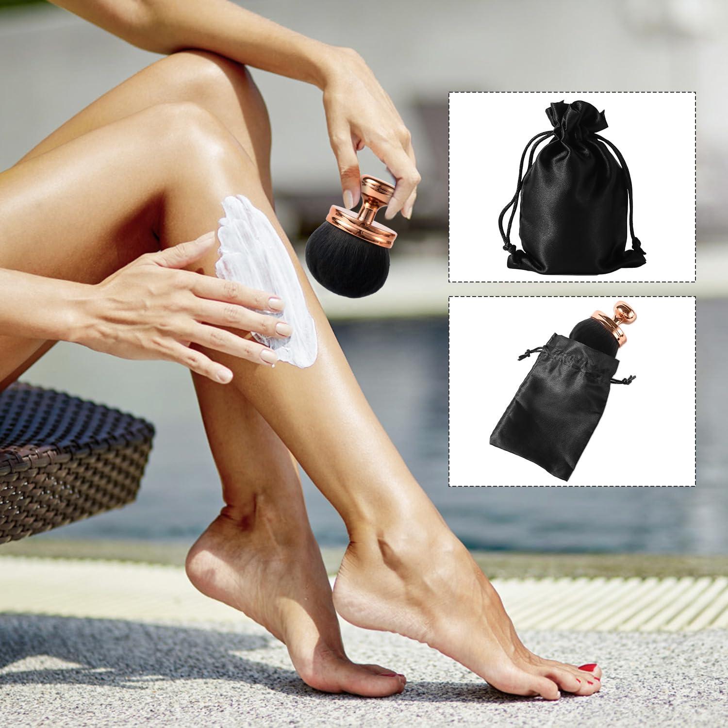 Brocha de Maquillaje Corporal XIHIRCD Extra Grande con Bolsa