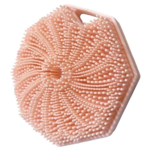 Cepillo Exfoliante Corporal de Silicona Doble Cara Rosa