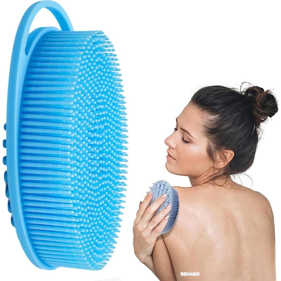 Esponja Corporal Exfoliante de Silicona XWRui Doble Cara 17.78cm