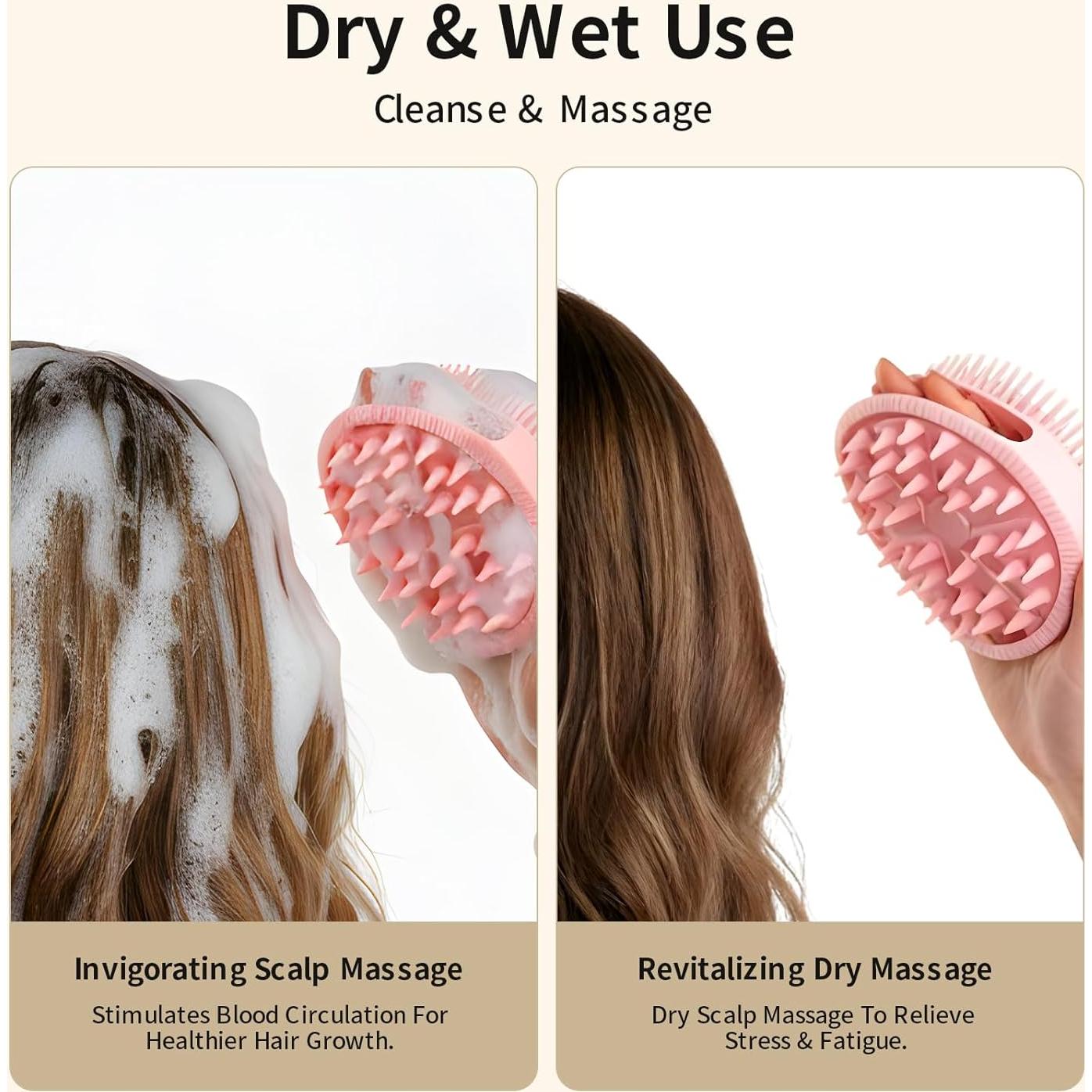 Exfoliante de Cuerpo de Silicona Fvbber Doble Cara Rosa 16x10cm