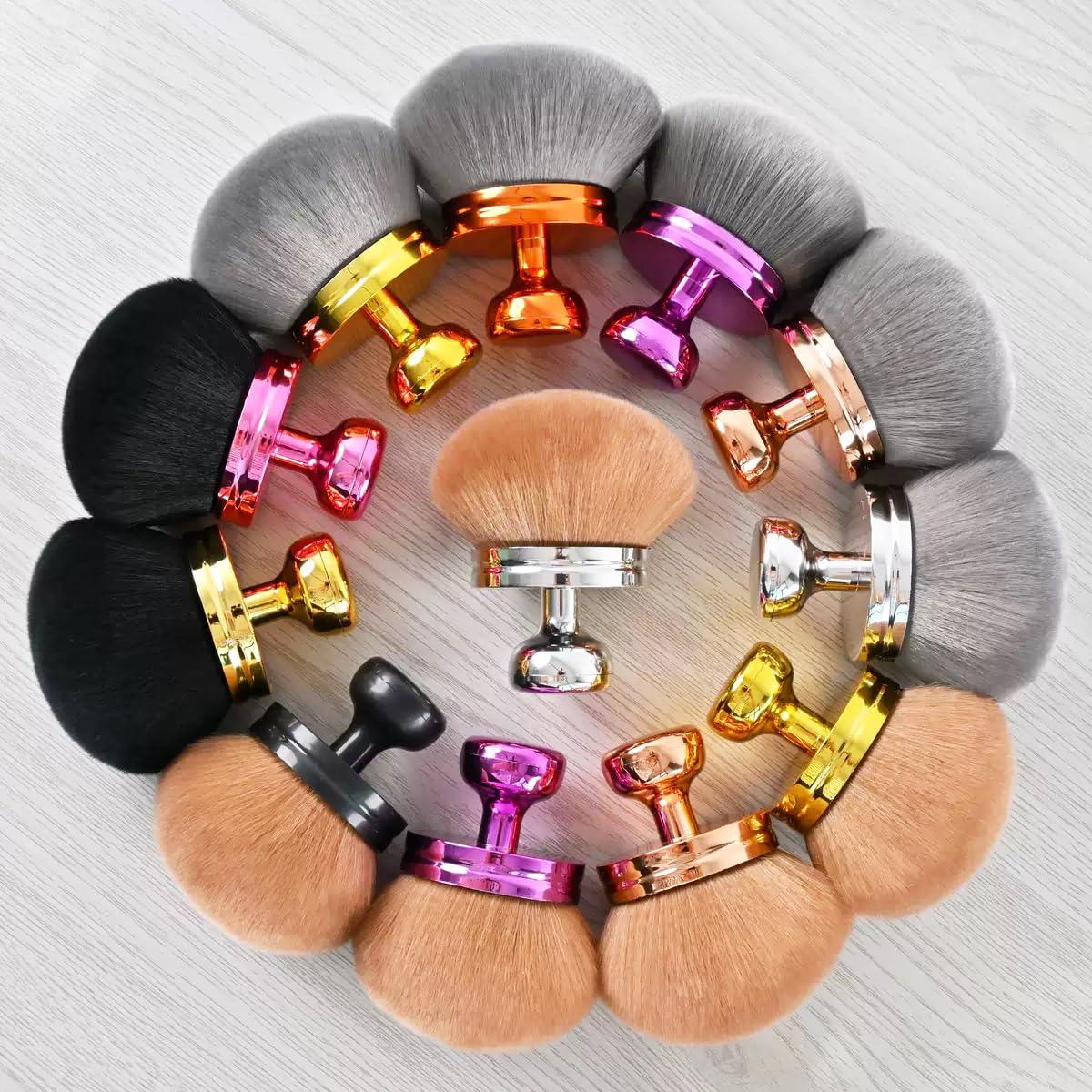 Brocha de Maquillaje Corporal Extra Grande AM RIGHT THIRTY 8.13 cm Oro Rosa