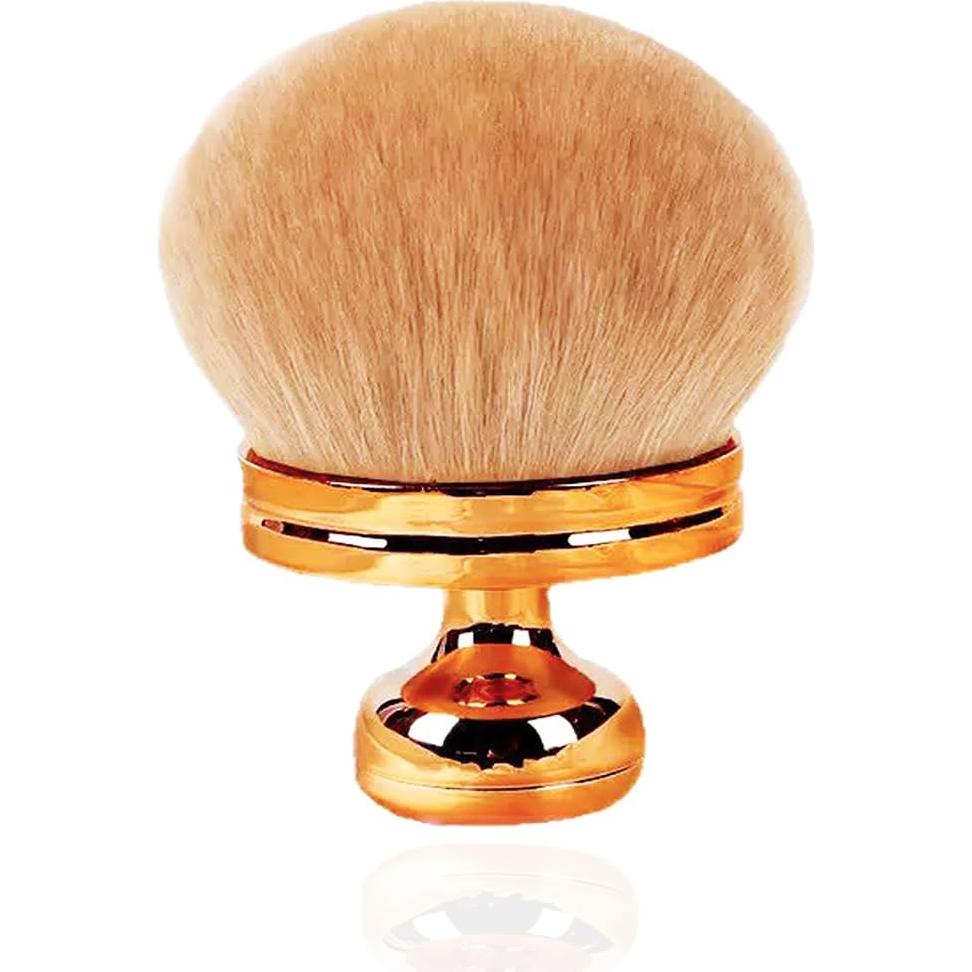 Brocha de Maquillaje Corporal Extra Grande AM RIGHT THIRTY 8.13 cm Oro Rosa